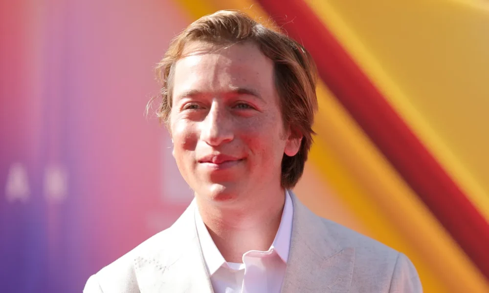Skyler Gisondo attends the Los Angeles premiere of Warner Bros. "Superman" at TCL Chinese Theatre on July 7